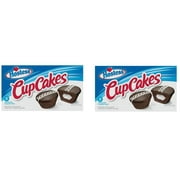 Hostess - Chocolate Cupcakes - Frosted Chocolate Cake With Creamy Filling - 12.7 Oz Box - 2 Boxes